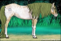 Horse Color:Watercolor Bay Ice Roan Pearl Onyx