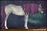 Horse Color:Painted Smoky Blue Onyx Ice 