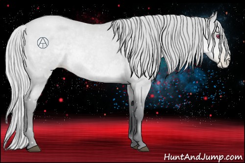 Horse Color:Silver Blue Chinchilla Roan Pearl 