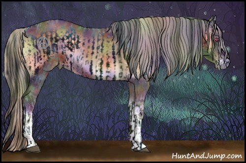 Horse Color:ERROR: UNKNOWN ANOMALY and Nacre Silver Brown Onyx 