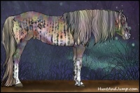 Horse Color:ERROR: UNKNOWN ANOMALY and Nacre Silver Brown Onyx 