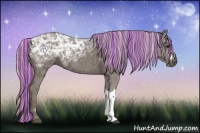 Horse Color:Painted Silver Black Ice 