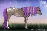 Horse Color:Painted Silver Black Ice