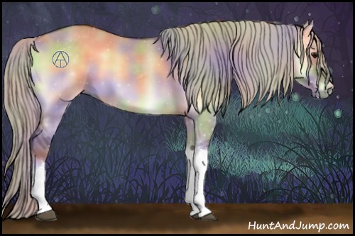 Horse Color:Nacre Silver Brown Onyx 