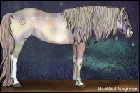 Horse Color:Nacre Silver Brown Roan Onyx 