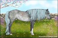 Horse Color:Painted Silver Black Chinchilla Ice 