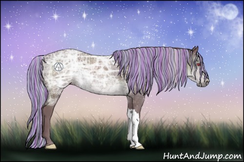 Horse Color:Painted Chocolate Silver Black Chinchilla Ice 