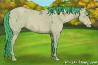 Horse Color:Watercolor Amber Champagne Ice 