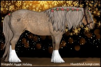 Horse Color:Chocolate Palomino Roan 