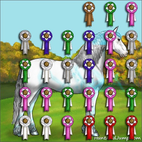 Horse Color:Thunderstruck Grullo Sabino 