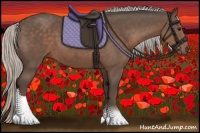 Horse Color:Silver Black 