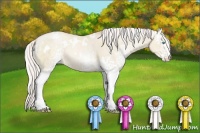 Horse Color:White Spotted Silver Sable Cream Champagne Pearl