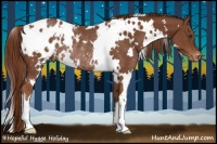 Horse Color:White Spotted Chestnut Blanket Rabicano