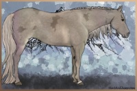 Horse Color:Silver Grullo Ice 