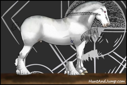 Horse Color:Silver Brown Chinchilla Dun Splash 