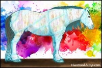 Horse Color:Thunderstruck Buckskin Ice Sabino Splash 