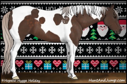 Horse Color:Silver Brown Tobiano 