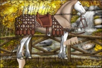 Horse Color:Liver Chestnut Pearl Splash