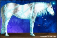 Horse Color:Thunderstruck White Spotted Liver Chestnut 