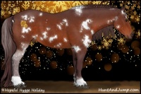 Horse Color:White Spotted Chocolate Brown Tobiano 