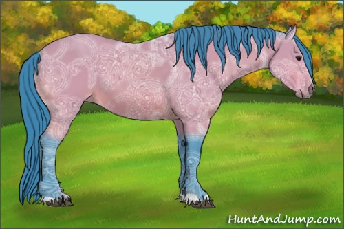 Horse Color:Watercolor Bay Ice 