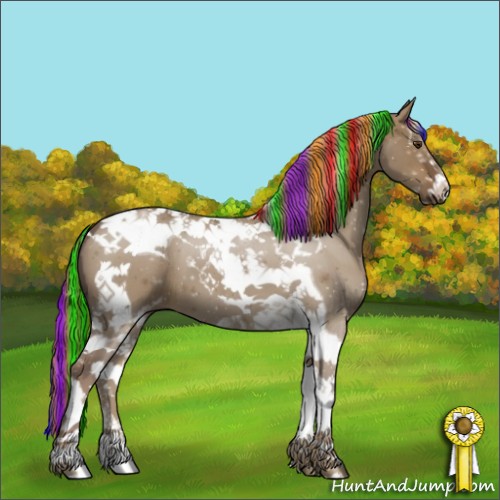 Horse Color:Painted Liver Red Dun Sabino Tobiano