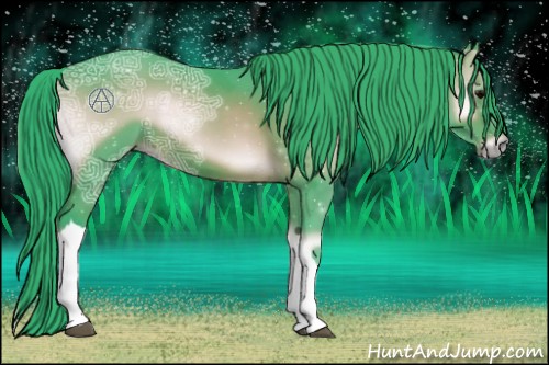 Horse Color:Watercolor Brown Ice Onyx 