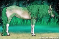 Horse Color:Watercolor Brown Ice Onyx 