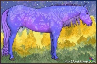 Horse Color:Watercolor Liver Chestnut Ice 