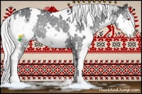 Horse Color:White Spotted Silver Black Chinchilla Splash Appaloosa Rabicano 