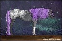 Horse Color:Painted Silver Black Chinchilla Ice