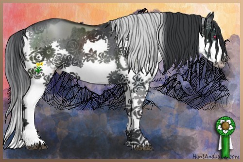 Horse Color:Silver Smoky Grullo Chinchilla Splash  and Black Chinchilla Splash 