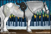 Horse Color:White Spotted Silver Grullo Chinchilla Varnish 