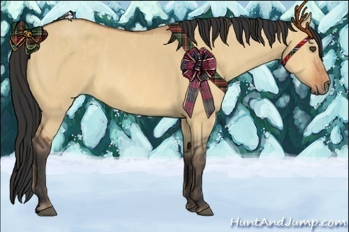 Horse Color:Bay Dun Splash Frame  Brindle