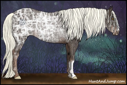 Horse Color:Liver Chestnut Ice Rabicano 