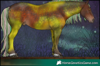 Horse Color:Painted Silver Brown 