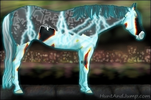 Horse Color:Thunderstruck Black Ice Splash 
