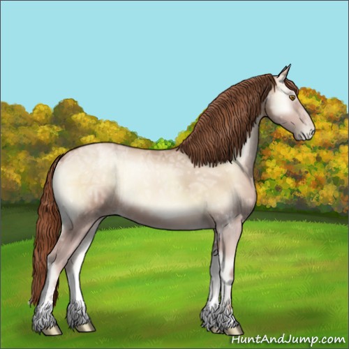 Horse Color:Smoky Blue Onyx Ice Pearl Sabino 