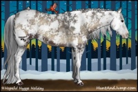 Horse Color:Smoky Blue Onyx Ice Sabino 