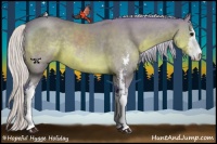 Horse Color:Watercolor Silver Brown Sabino