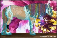 Horse Color:Painted Thunderstruck Chestnut Ice 