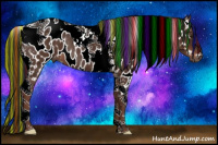 Horse Color:Gray Painted Liver Chestnut Tobiano Near Leopard Rabicano 