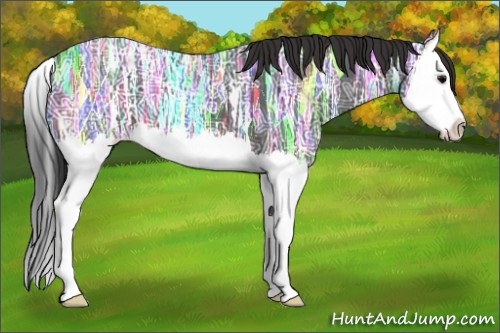 Horse Color:Brown Ice Splash