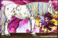 Horse Color:Painted White Spotted Silver Classic Champagne Ice Dun Splash Near Leopard 