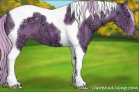 Horse Color:Watercolor Liver Chestnut Ice Tobiano Blanket