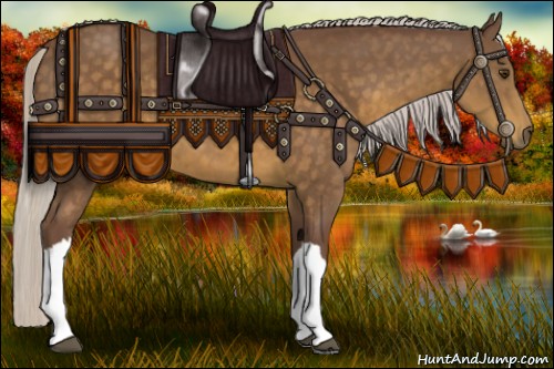 Horse Color:Chocolate Silver Buckskin 