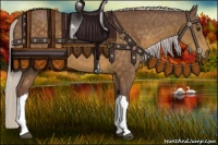 Horse Color:Chocolate Silver Buckskin 