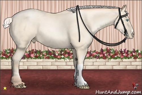 Horse Color:Silver Sable Cream Champagne Pearl 