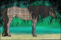 Horse Color:Plaid  Brown 