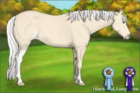 Horse Color:Silver Perlino Sabino